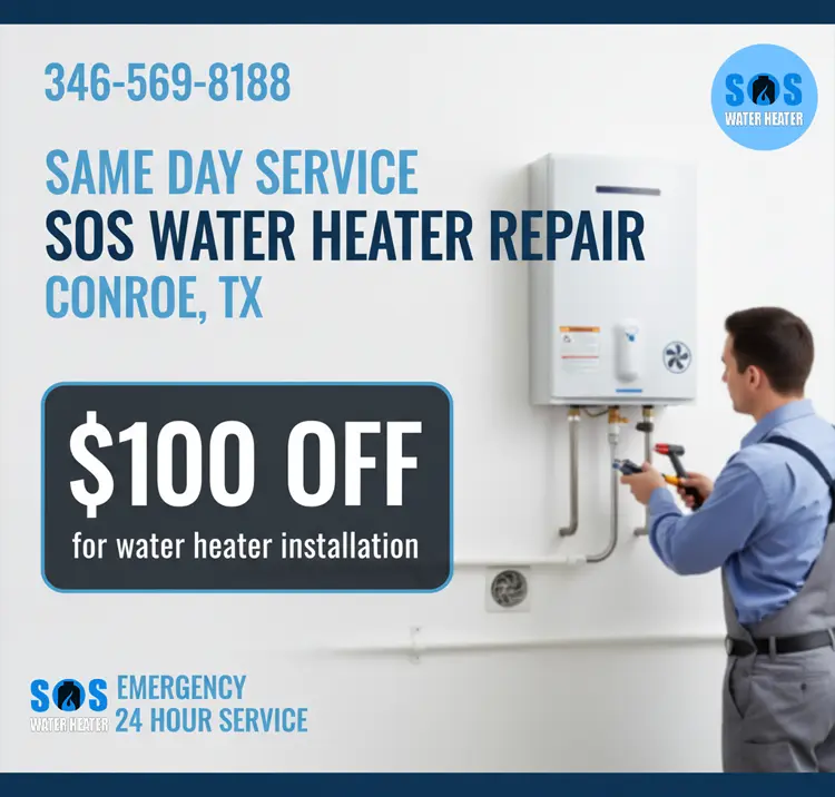 SOS Water Heater Conroe offer